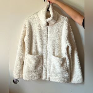 White “sleep-like” Sweater material